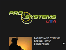 Tablet Screenshot of pro-systemsusa.com